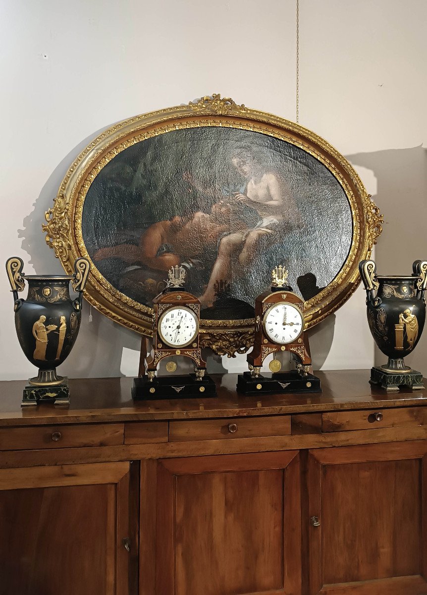 Early 19th Century Viennese Empire Clock -photo-7