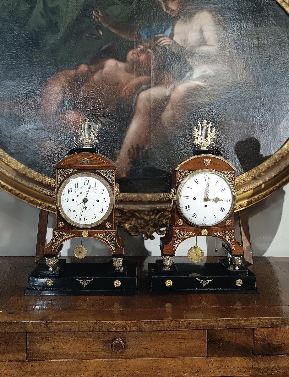 Early 19th Century Viennese Empire Clock -photo-8