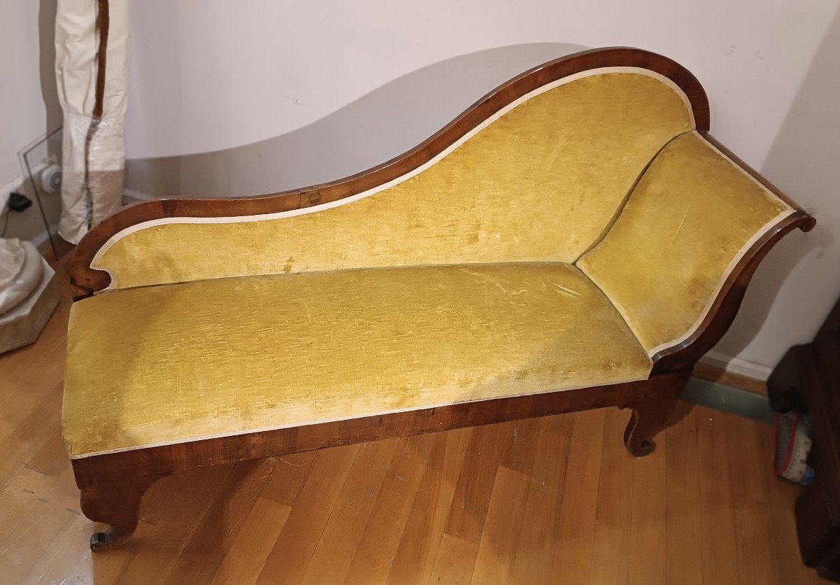 First Half Of The 19th Century Small Charles X Chair -photo-2