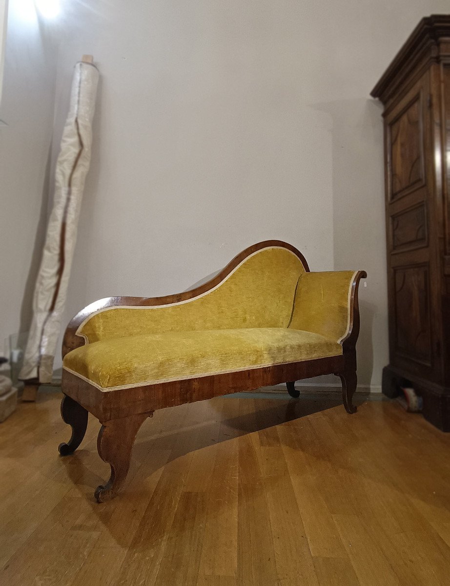 First Half Of The 19th Century Small Charles X Chair -photo-3