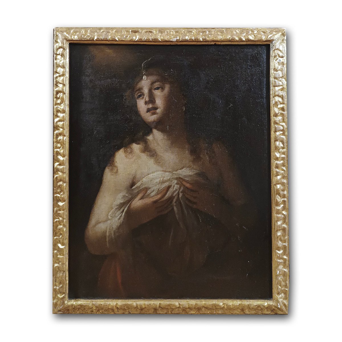 Mid-18th Century Painting With Saint Agatha 