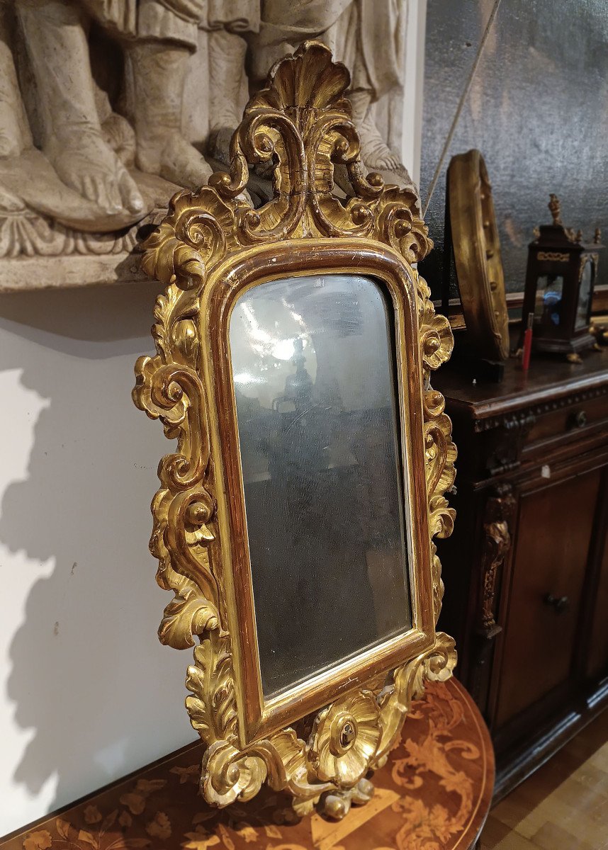 First Half Of The 19th Century Louis Philippe Gilded Mirror -photo-4