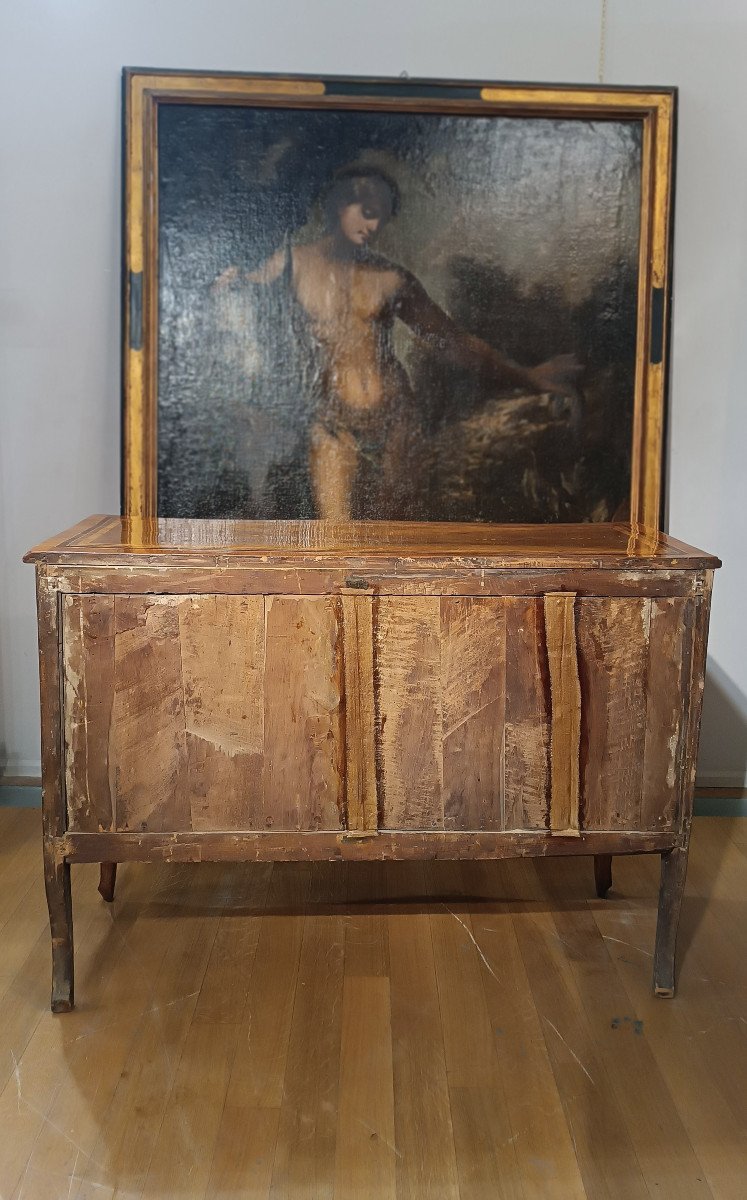 Mid 18th Century Louis XV Paneled Chest Of Drawers-photo-4