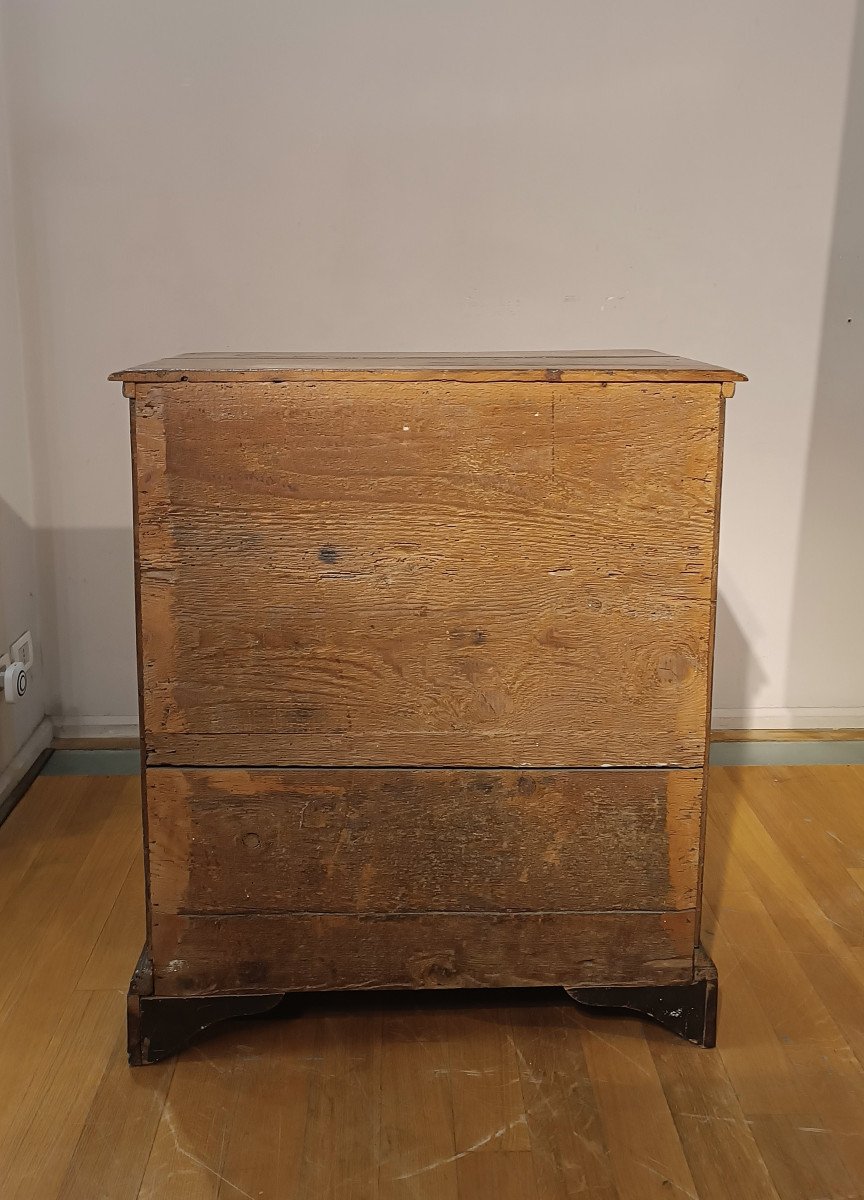 PETITE COMMODE LOUIS XIV EN NOYER FIN 17ème SIÈCLE-photo-2