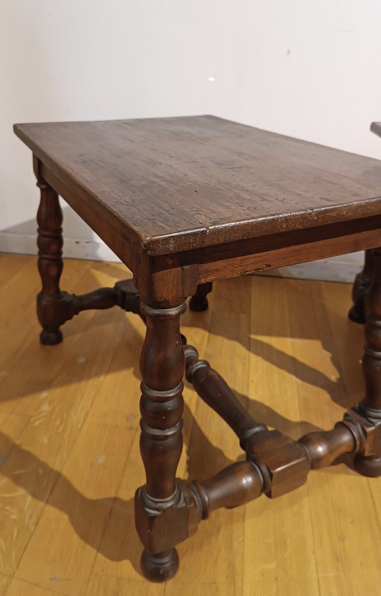 End Of The 17th Century Pair Of Louis XIV Stools-photo-2