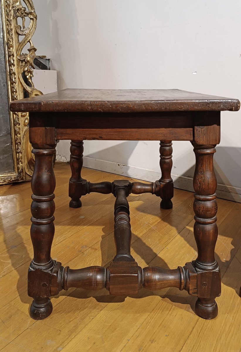 End Of The 17th Century Pair Of Louis XIV Stools-photo-3