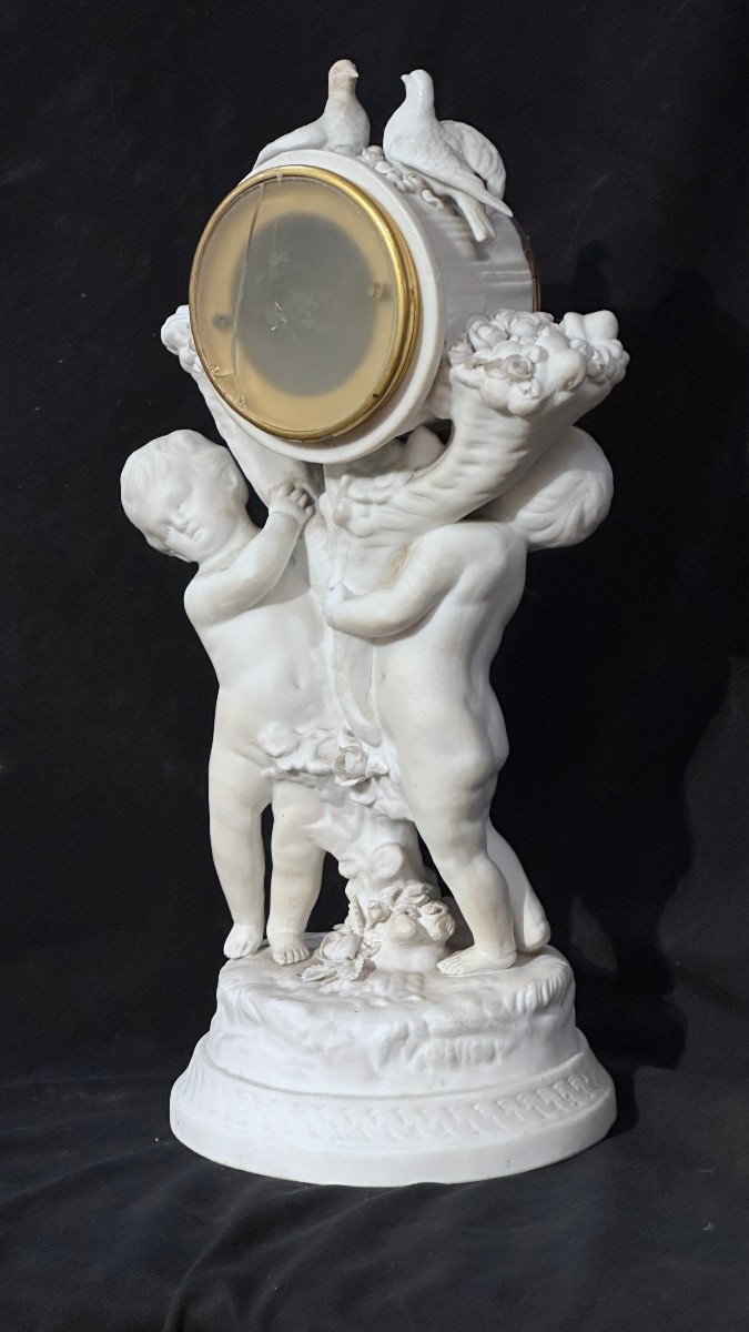 Early 19th Century French Porcelain Clock -photo-3