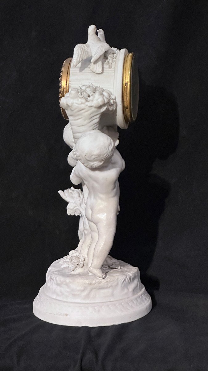 Early 19th Century French Porcelain Clock -photo-4