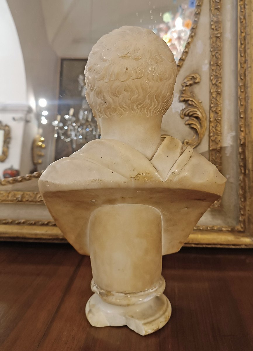 Late 18th Century Marble Bust Of Roman Senator -photo-1