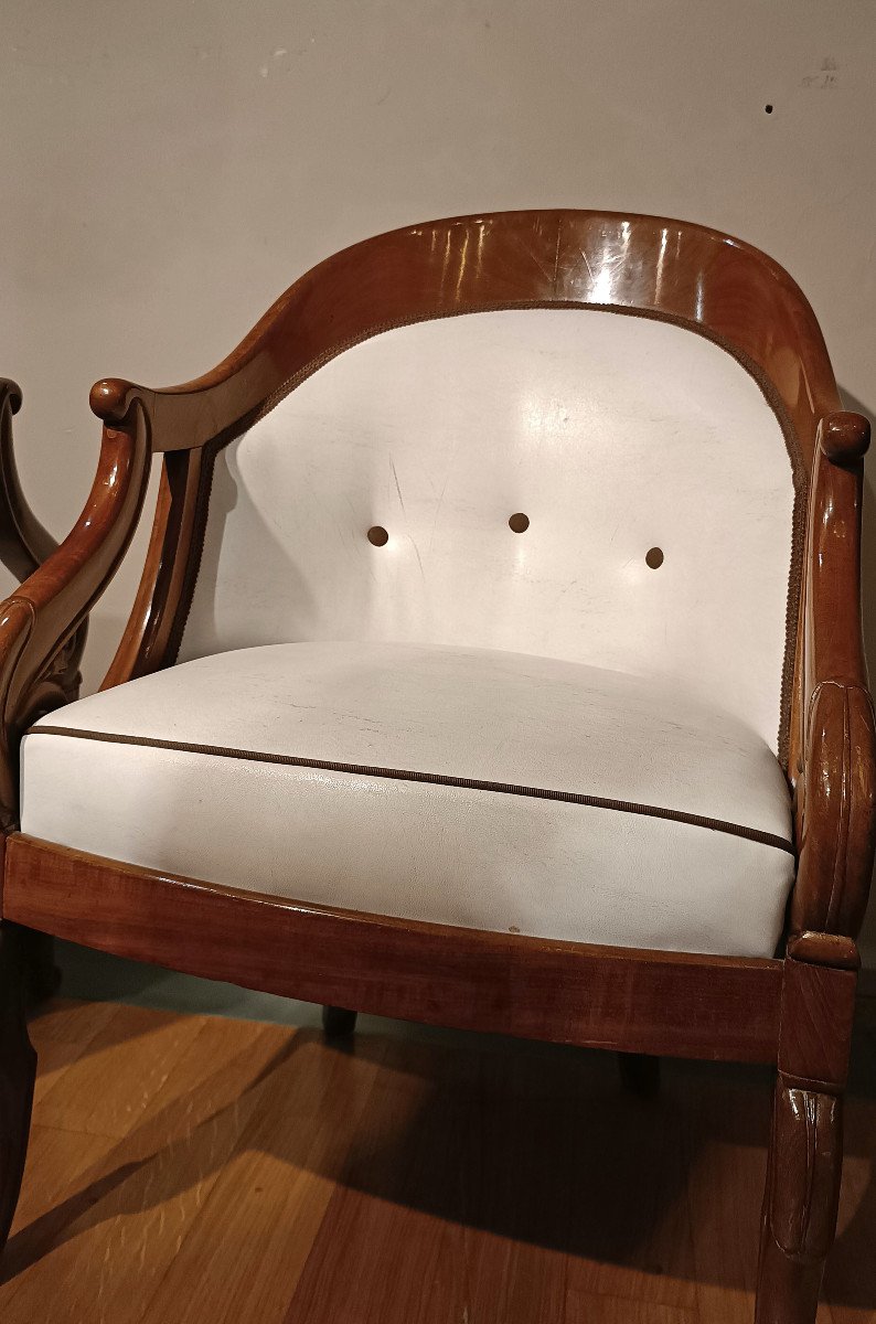 Pair Of Jacob Armchairs Early 19th Century-photo-3