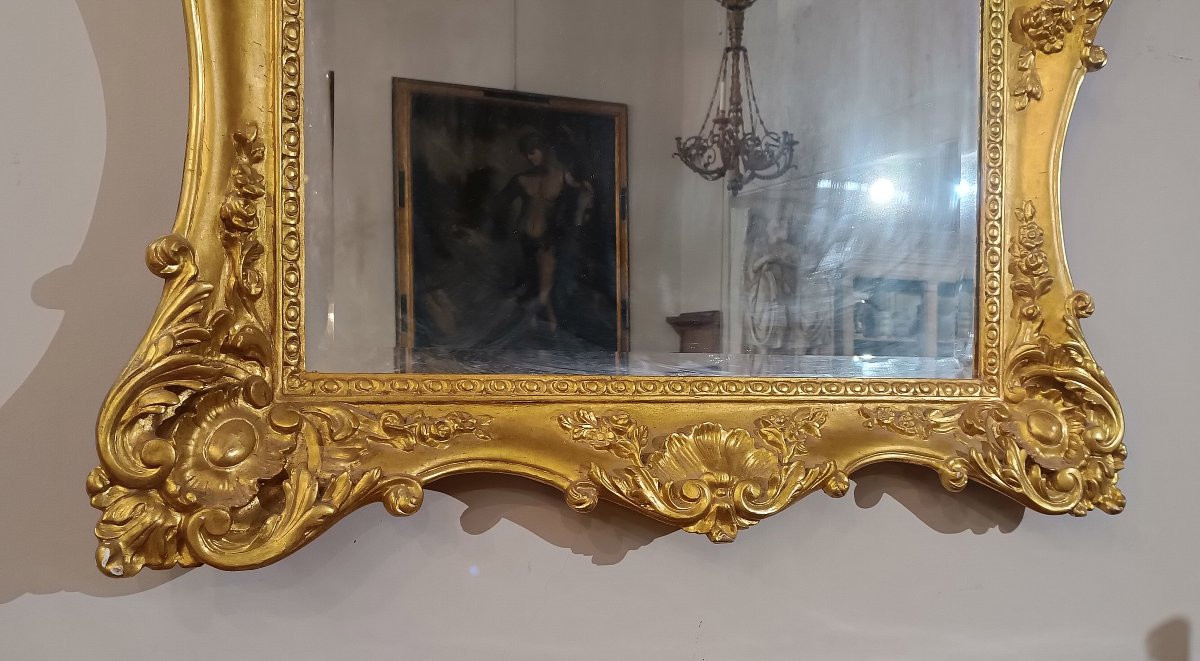 Early 19th Century Charles X Rectangular Mirror -photo-3