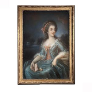 PORTRAIT DE MARIA TERESA CARLOTTA BORBONE FIN DU XVIIIème SIÈCLE