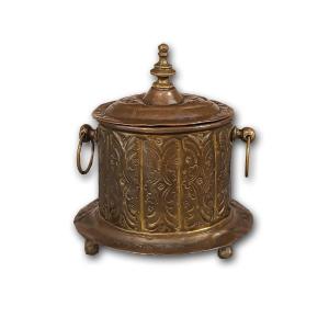  First Half 17th Century Brass Essence Holder 