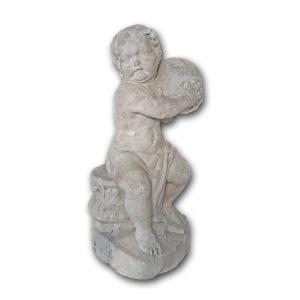 SCULPTURE EN MARBRE DE L'ENFANT HERCULE 16ème SIÈCLE