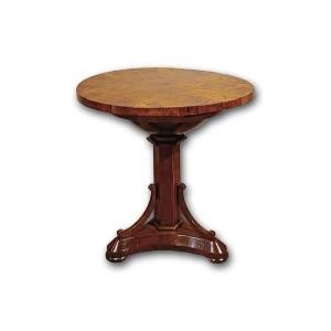 Early 19th Century Charles X Coffee Table In Walnut 