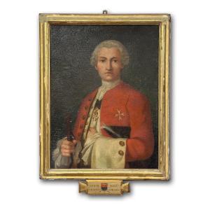 End Of The 18th Century Portrait Of Count Ludovico Caprara 