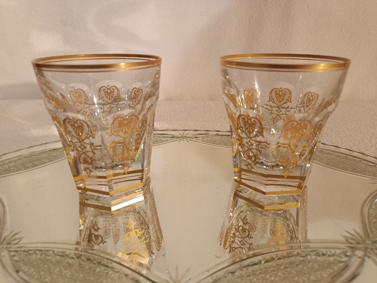 Baccarat Harcourt - 2 Verres Cristal Empire 10,5 Cm-photo-2