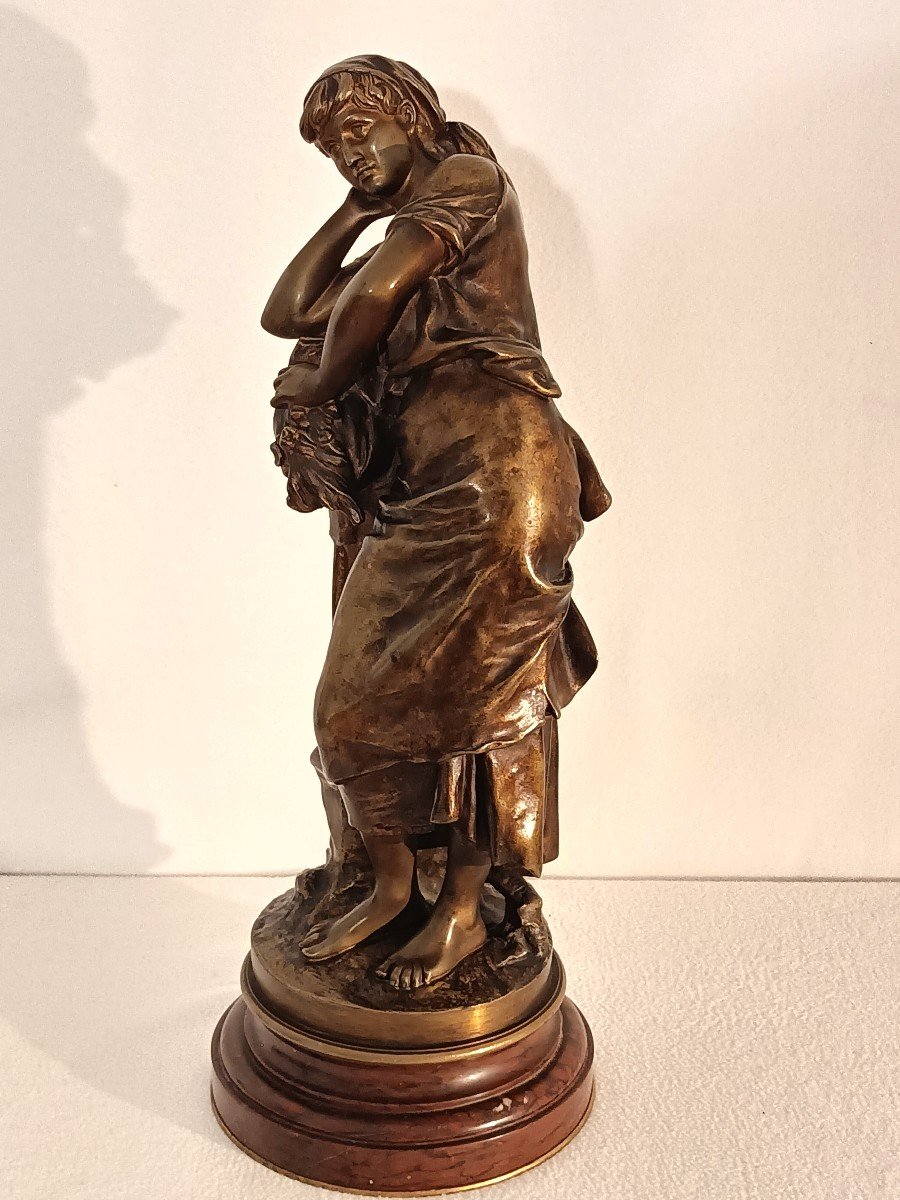 Bronze Sculpture Mathurin Moreau - The Reaper -photo-6