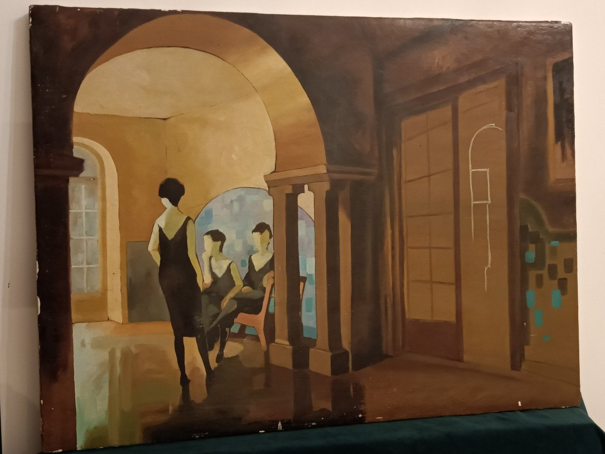 Palace Scene Painting