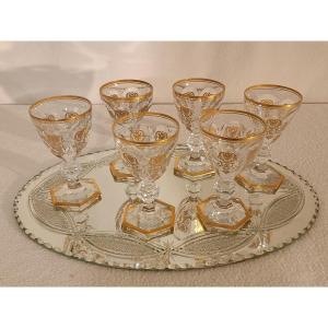 Baccarat Harcourt  - 6 Verre Cristal Empire 12,4 Cm