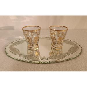 Baccarat Harcourt - 2 Verres Cristal Empire 10,5 Cm