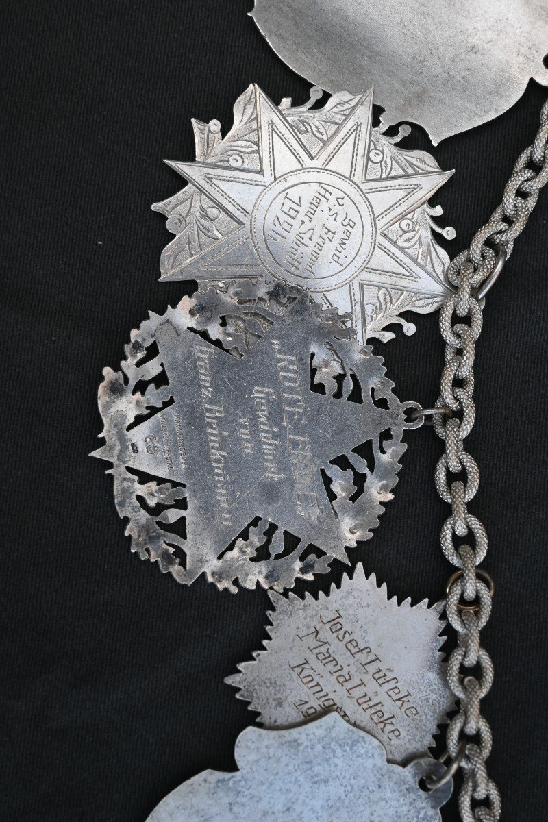 Collier Des Guildes De Tireurs En Argent-photo-6