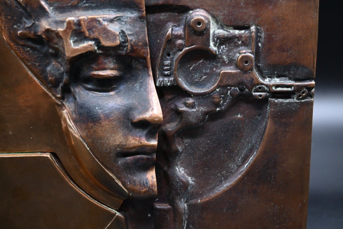 Raf Verjans, Bronze Design Sculpture From The 1970s-photo-2