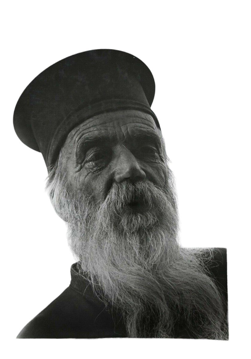 Grande Photo Vintage Originale De Victor Elschansky "patriarche"