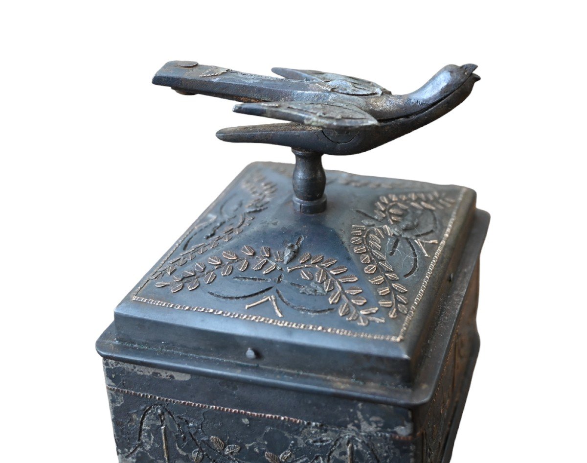 Imperial Manufacture Of Tula, Russia, End Of The 18th Century. Steel Sewing Box-photo-2