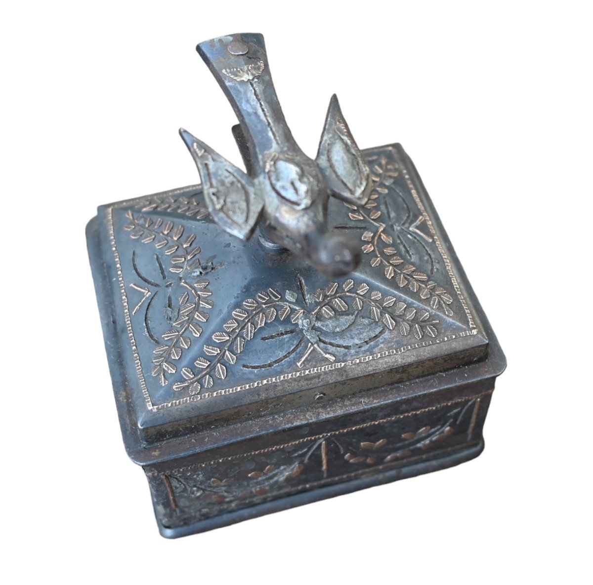 Imperial Manufacture Of Tula, Russia, End Of The 18th Century. Steel Sewing Box-photo-4