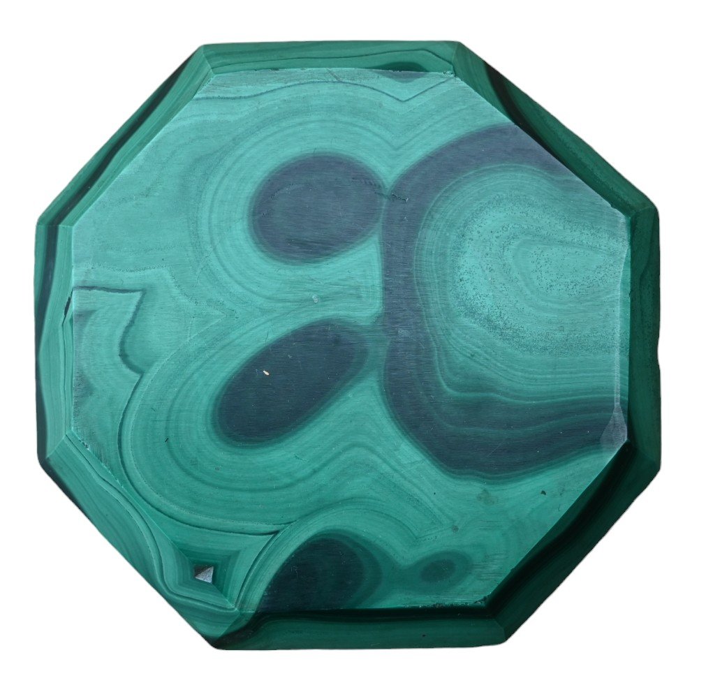  Pièce De Malachite  - Objet Pour Le Cabinet De Curiosités-photo-4