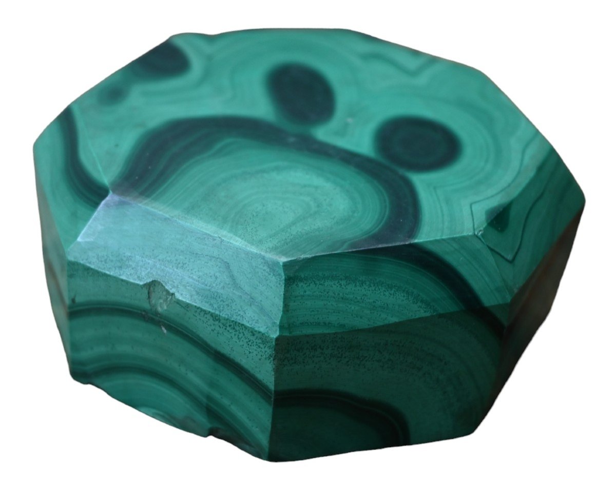  Pièce De Malachite  - Objet Pour Le Cabinet De Curiosités