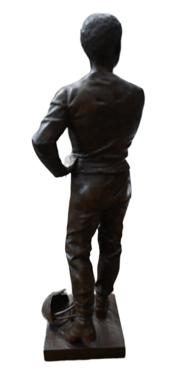 Luca Madrassi, French Bronze Sculpture The Fencer-photo-2
