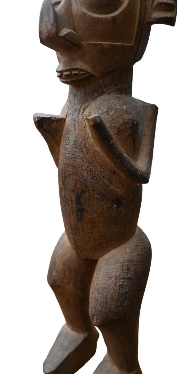 Importante Statue De La Tribu Yaka, Rd Congo-photo-3