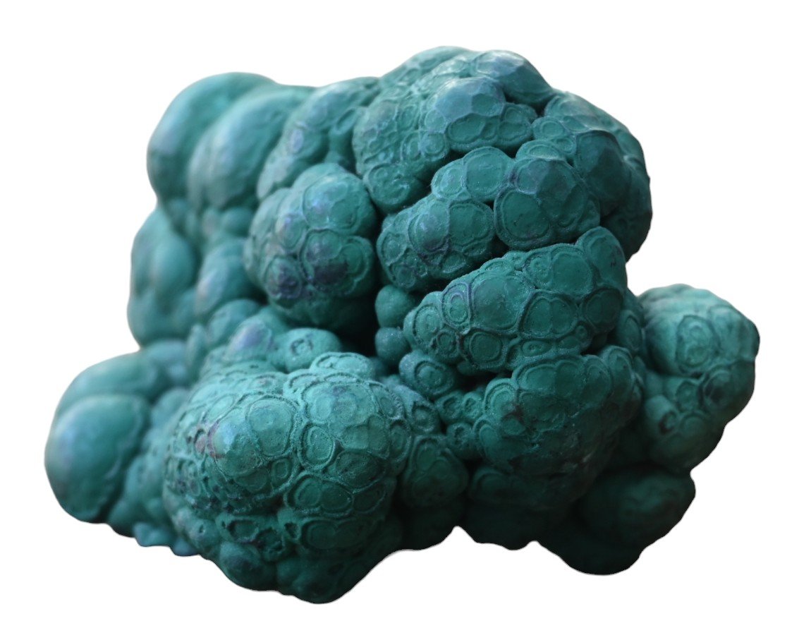 Pièce De Malachite De Forme Naturelle Et Unique - Objet Pour Le Cabinet De Curiosités-photo-2