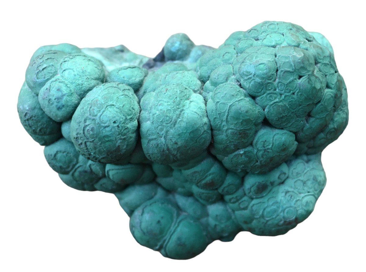 Pièce De Malachite De Forme Naturelle Et Unique - Objet Pour Le Cabinet De Curiosités-photo-1