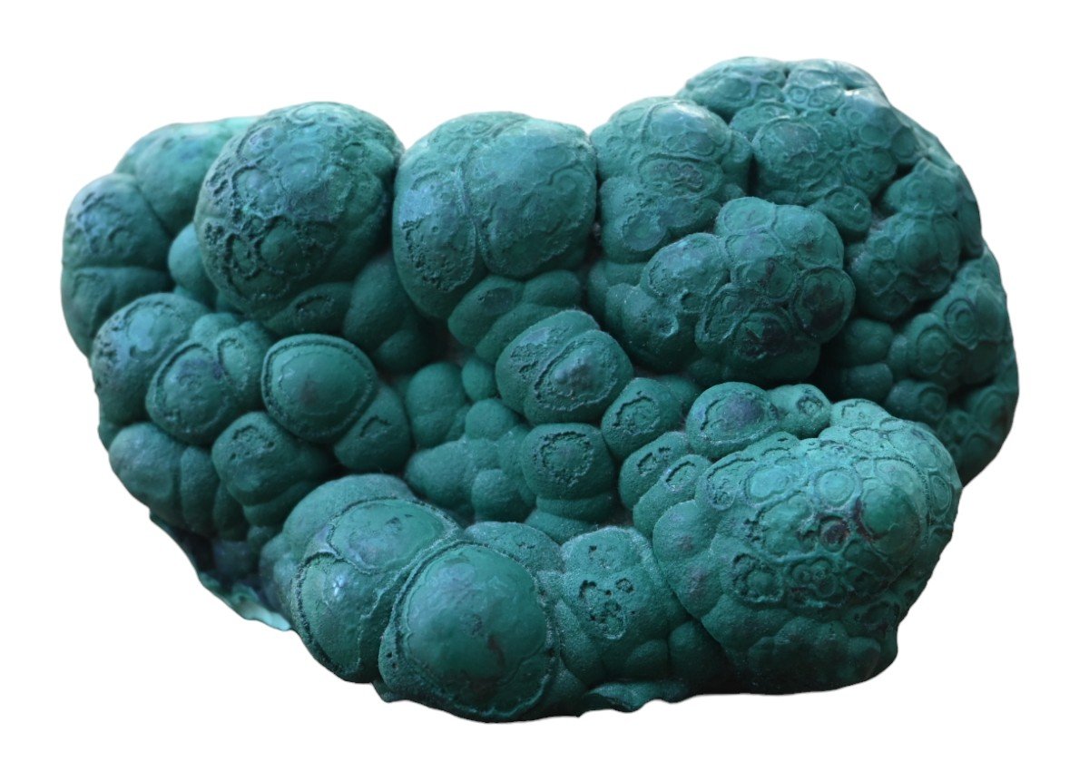 Pièce De Malachite De Forme Naturelle Et Unique - Objet Pour Le Cabinet De Curiosités