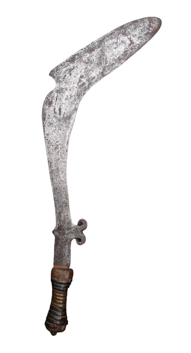 Knife From The Banda Tribe, Dr Congo, 19th Century-photo-4