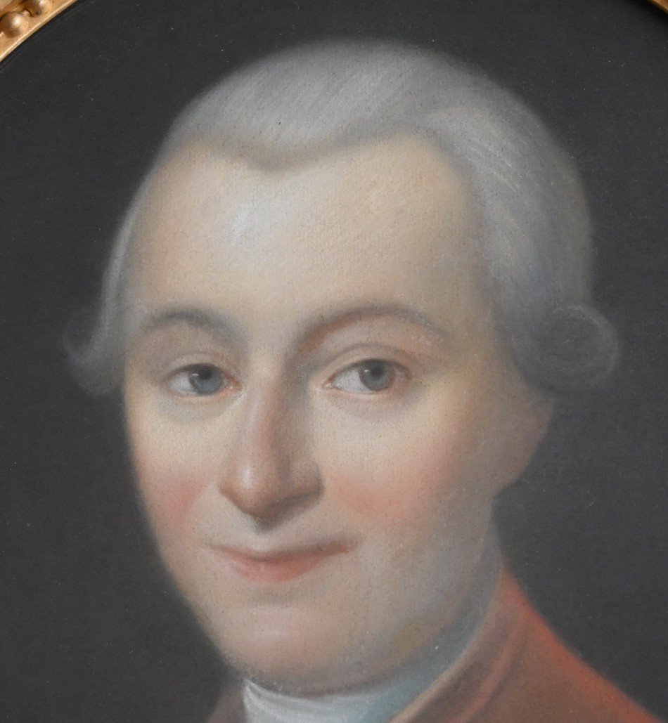 Portrait Of A Man From The Louis XVI Period Pastel From The End Of The 18th Century-photo-4