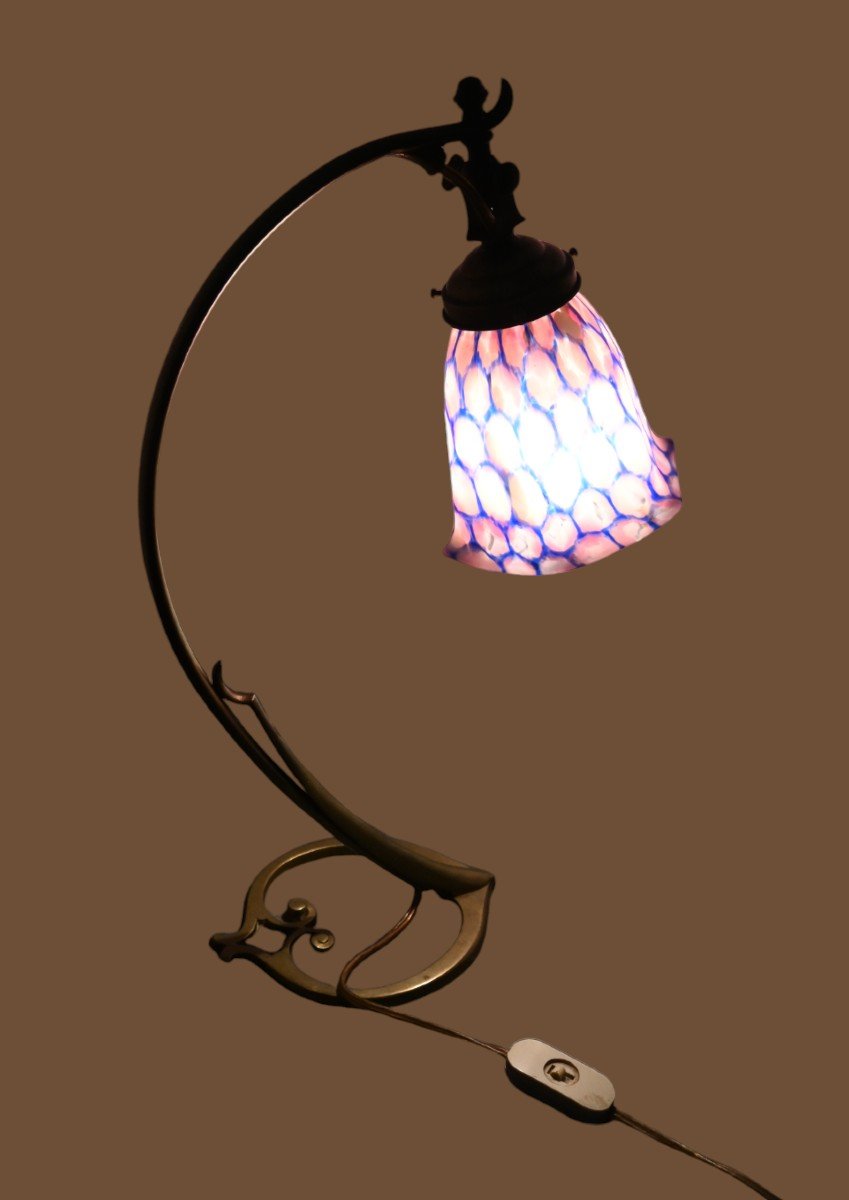 Art Nouveau Style Table Lamp, Early 20th Century