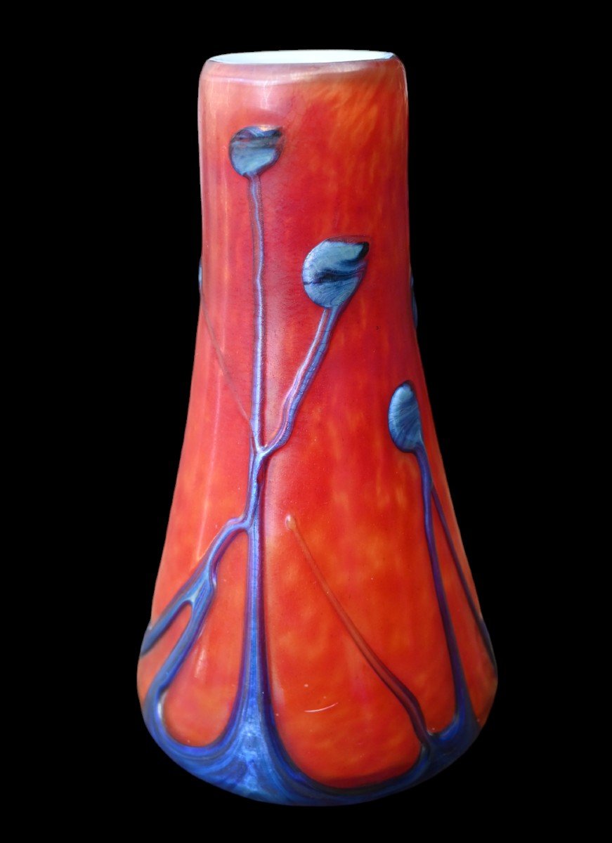 Michèle Luzoro, Biot Glass Art Vase, 1955