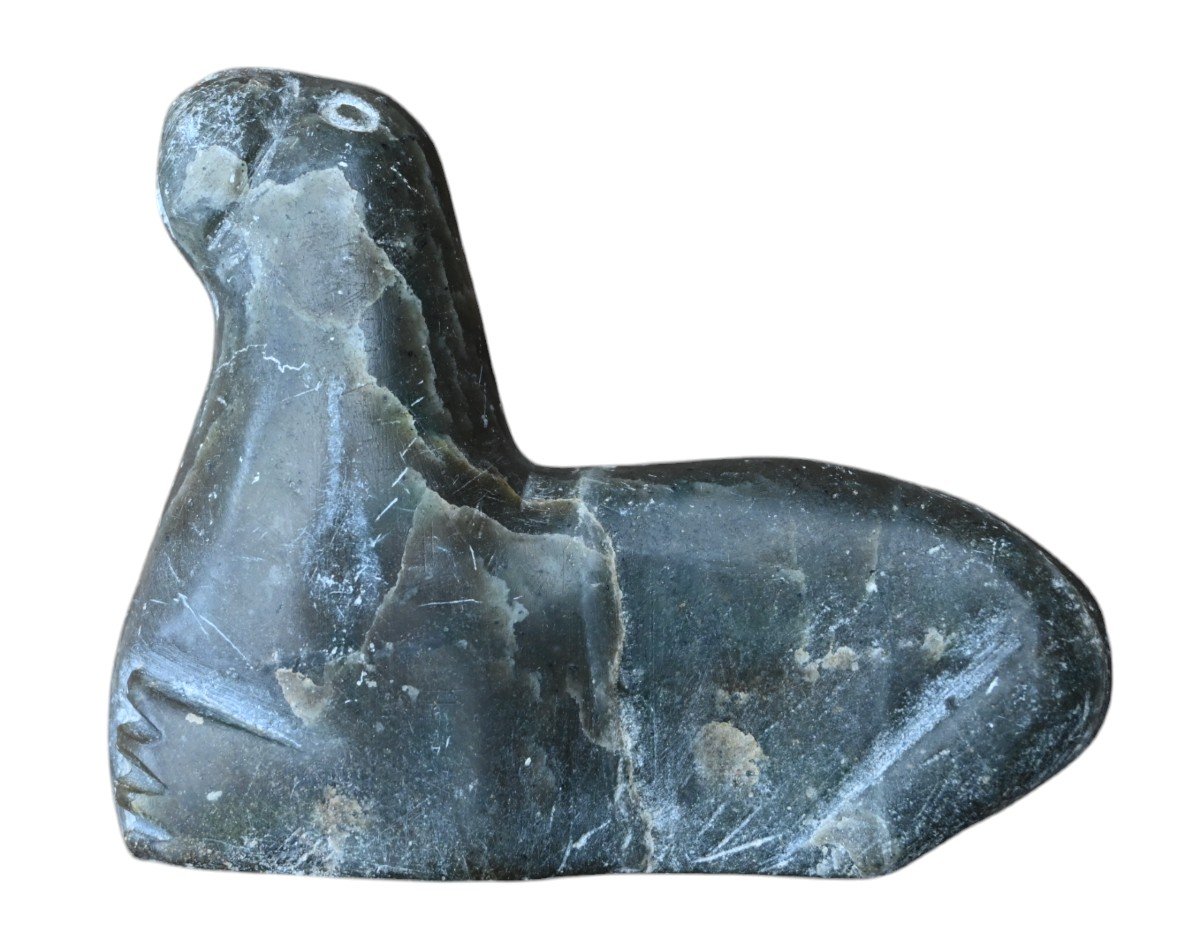 Ancient Inuit Soapstone Sculpture