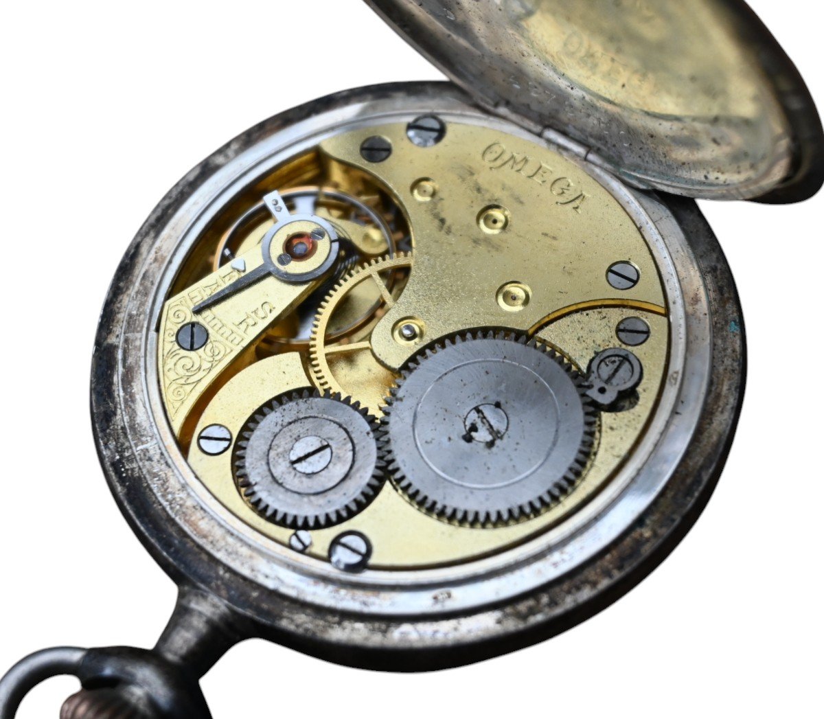 Omega Men's Pocket Watch / Pocket Watch In Silver-photo-4