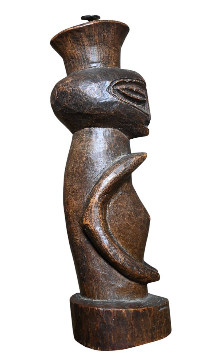 Statue De La Tribu Kusu Rd Congo, Première Moitié Du XXe Siècle-photo-4