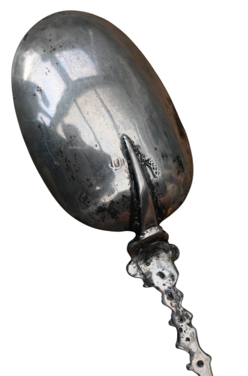 18th Century Dutch Silver Spoon, Amsterdam"-photo-4