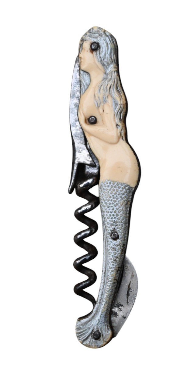 Late 19th Century Figurative Fancy Corkscrew, Probably German, Circa 1890