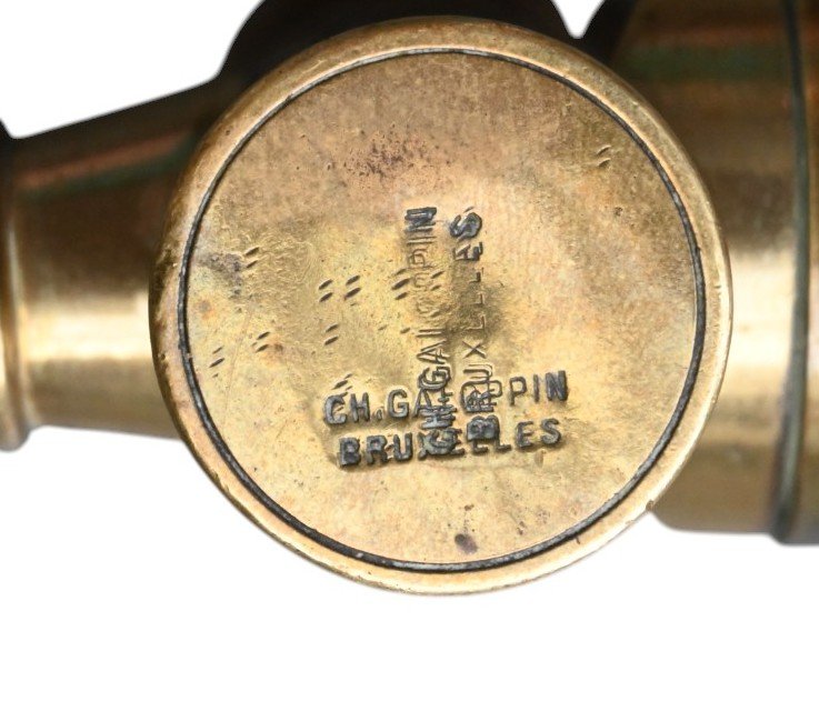 Ancienne Corne à Poudre En Buis Pour Poudre Noire Du XIXe Siècle-photo-1