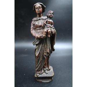 XVIth Century Mechelen Doll, Virgin With Child