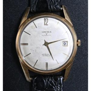 Montre Bracelet Lincoln Vintage, Des Années 50