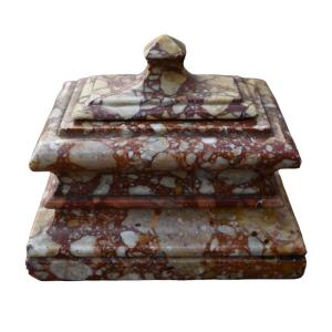 18th Century Marble Inkwell